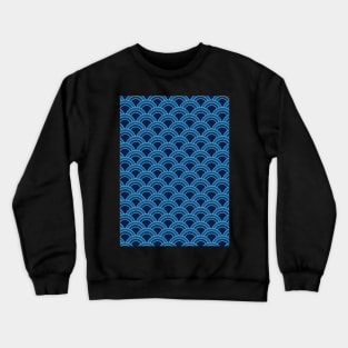 Dark blue pattern Crewneck Sweatshirt